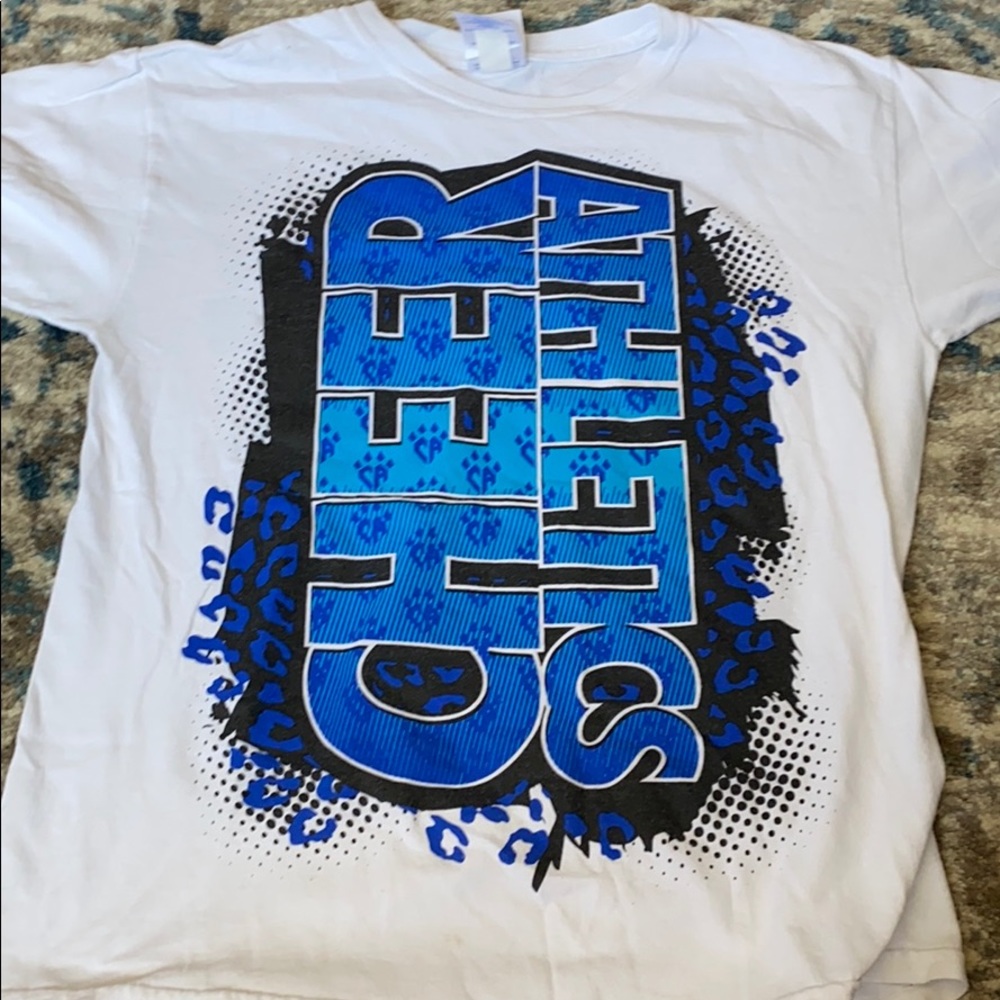 COPY - White and Blue Cheer Athletics T-Shirt